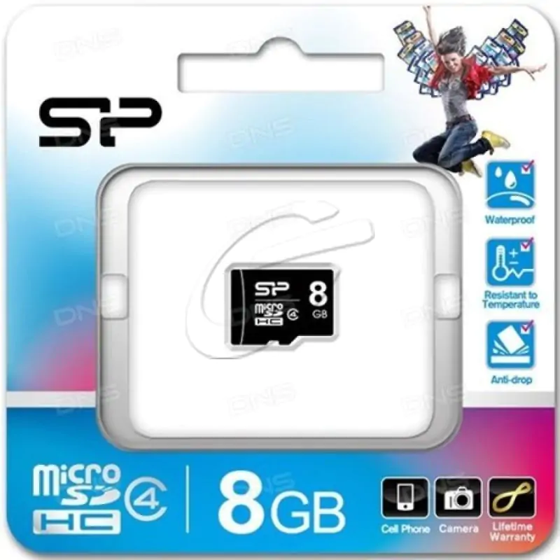כרטיס זיכרון 8GB Micro SD