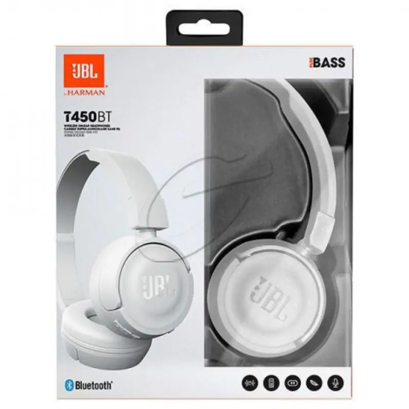 אוזניות JBL T450BT Bluetooth