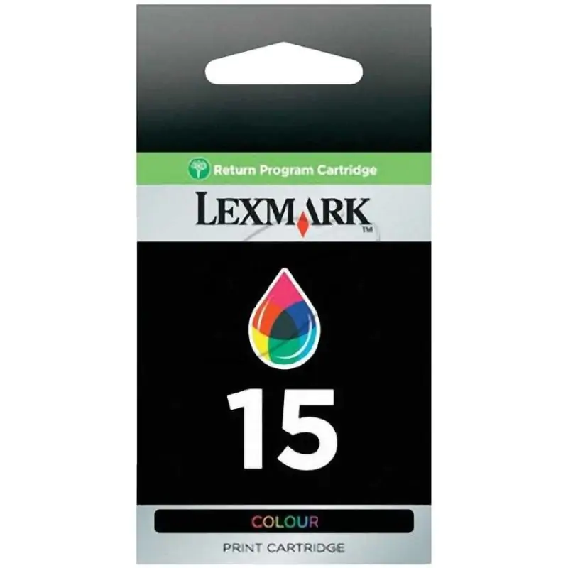 ‏ראש דיו ‏צבעוני Lexmark 15 18C2110E לקסמרק