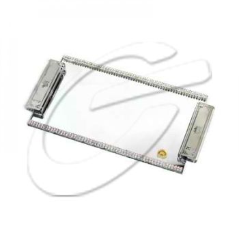 29X14 מגש מראה מלבני ידיות \