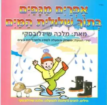 מלכה שידלובסקי - אפרים מגפים בתוך שלולית המים