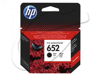 ראש דיו מקורי שחור HP 652 F6V25AE